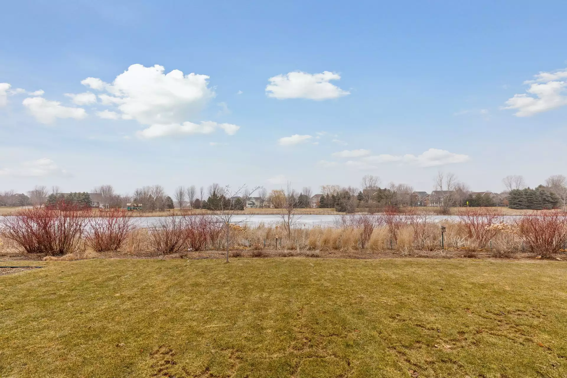 Woodbury Home For Sale Backyard with gorgeous views of the large pond