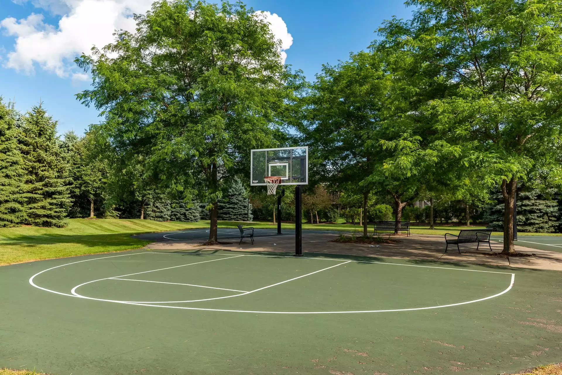 Woodbury Home For Sale Dancing Waters Basketball Court