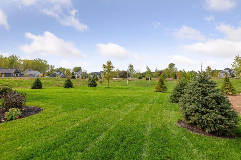 Large 0.35-acre lot all maintained by the association