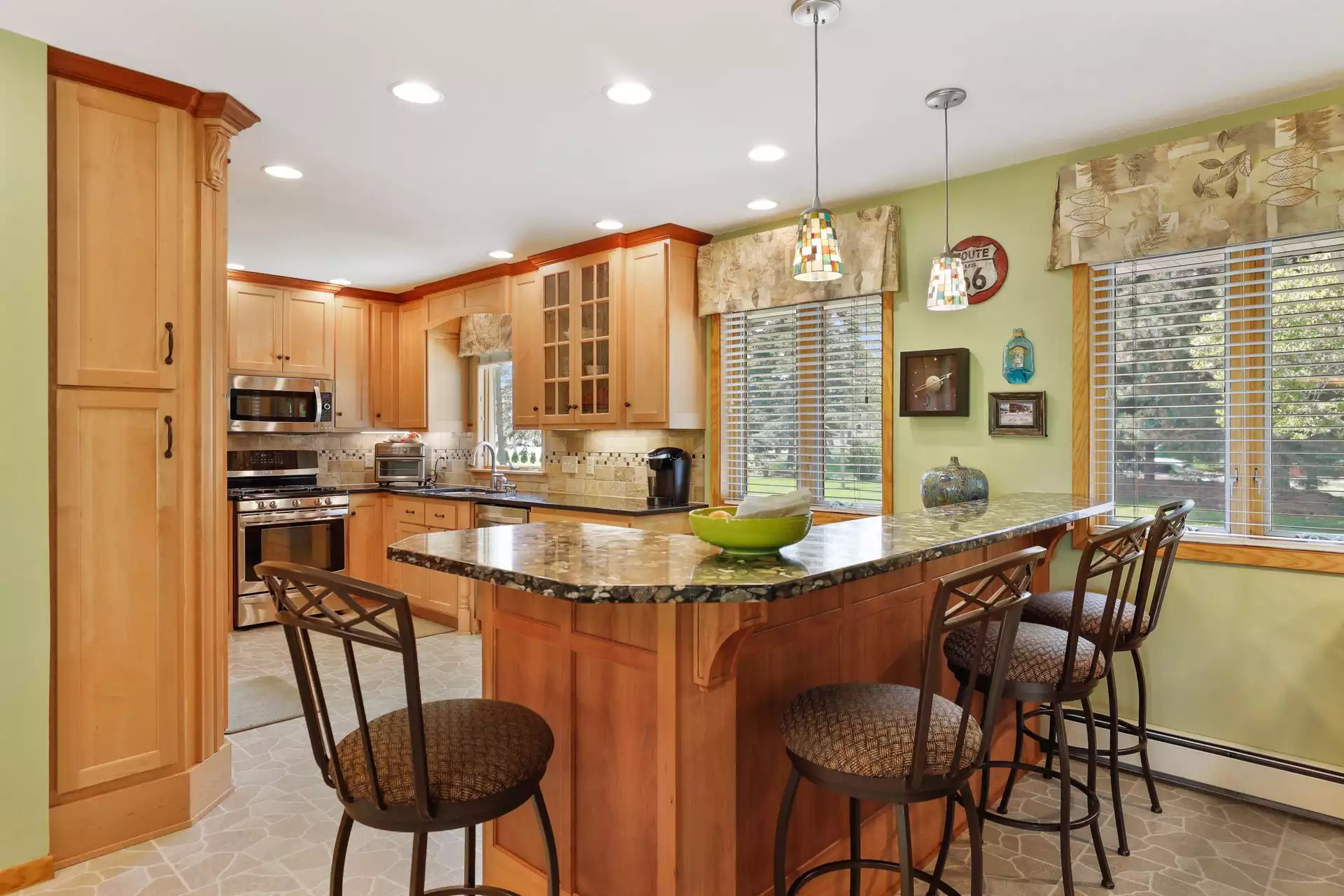 Maplewood Home For Sale Kitchen Islandand