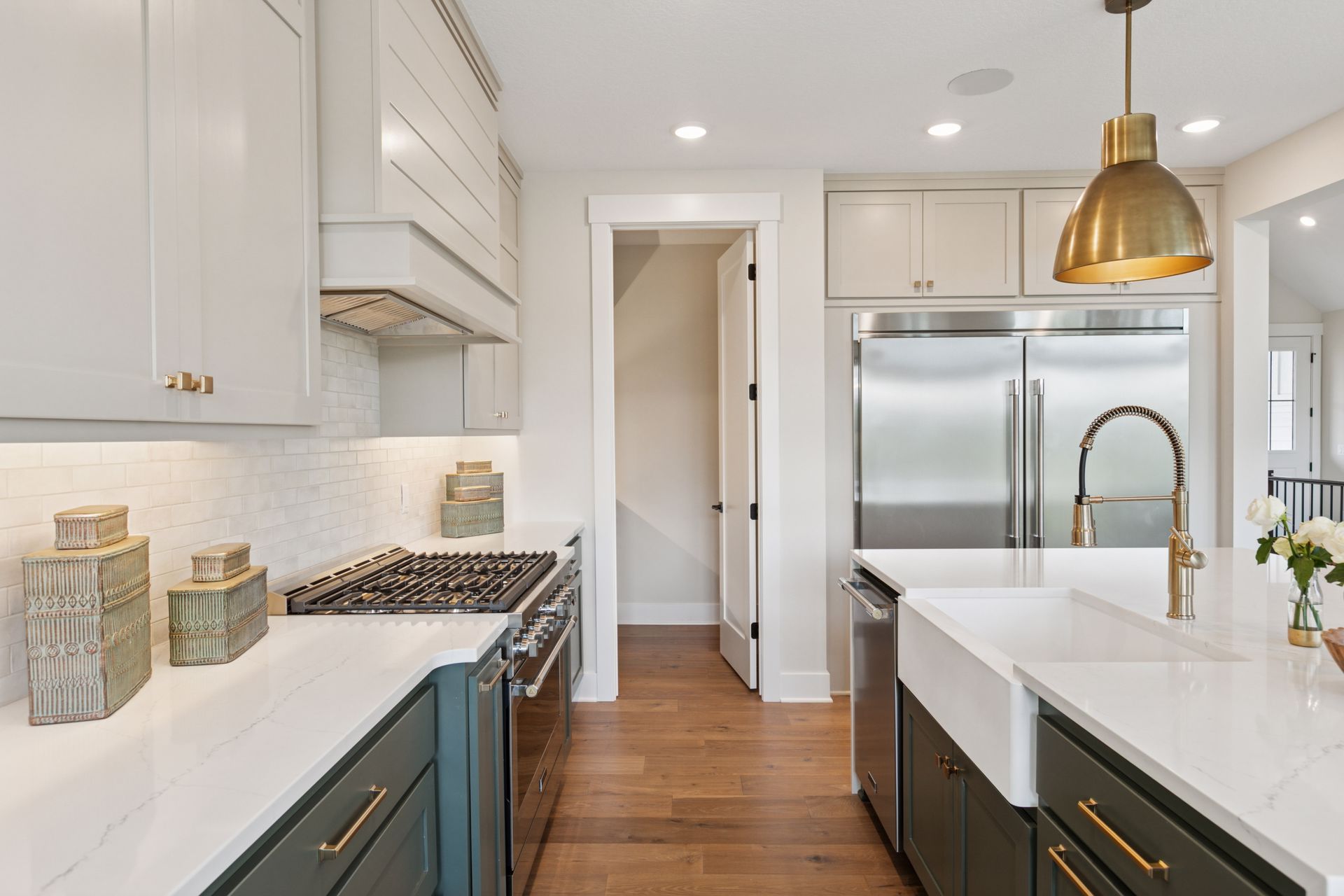Kitchen with chef-quality appliances and modern finishes