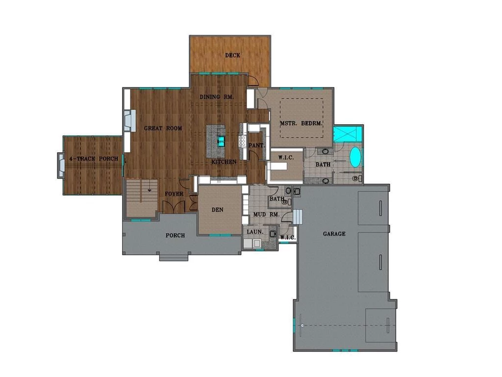 Home plan lower level